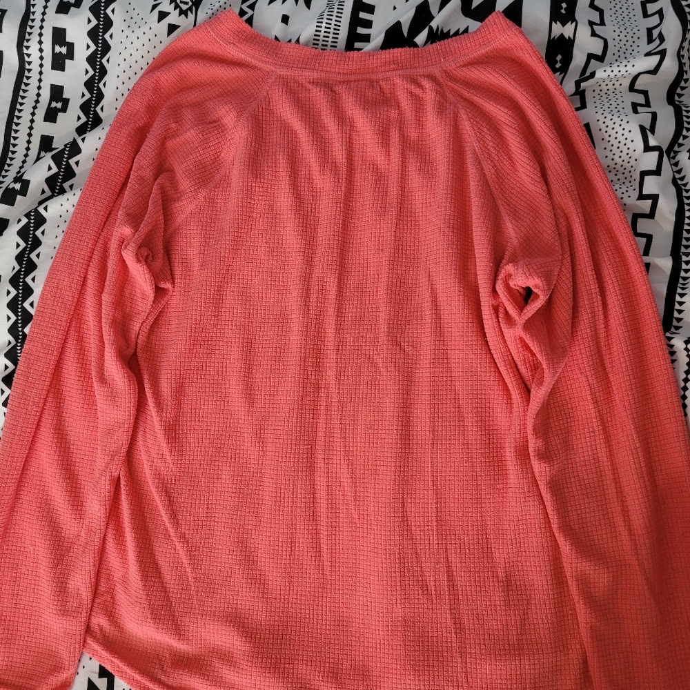 Secret Treasures coral and white pajama set - Picture 2 of 6